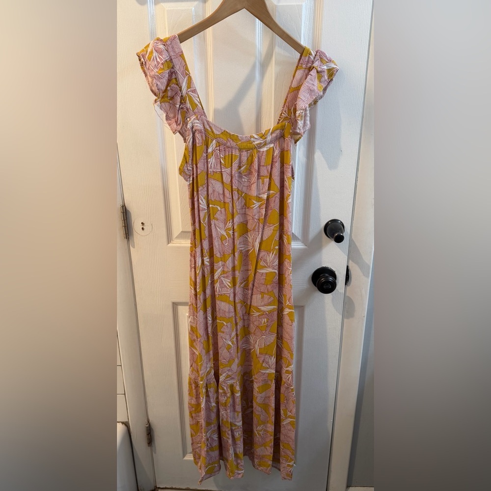 Tropical Print Dress